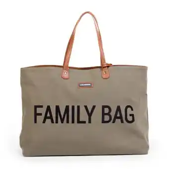 Baby Plus Childhome family bag canvas - kaki aanbieding