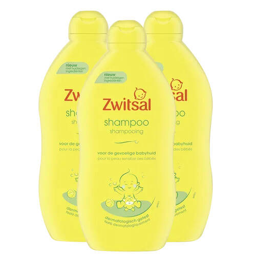 Zwitsal shampoo 3 x 700 ml voordeelpack aanbieding bij Babydrogist