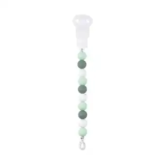 Babydrogist Nattou speenkoord - mint / wit aanbieding