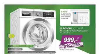 EP Bosch Exclusiv Wasmachine HomeProfessional WAXH2E91NL aanbieding