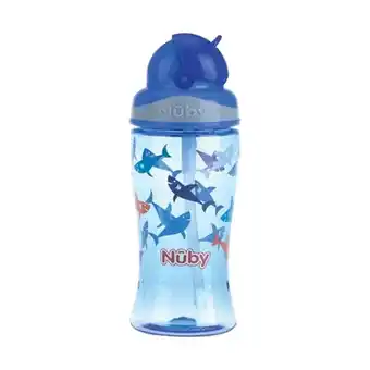 Babypark Nuby flip-it drinkbeker blauw 360 ml aanbieding