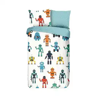 Babypark Muller textiel robots dekbedovertrek multi 140 x 200 / 220 cm aanbieding