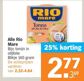 Albert Heijn Alle Rio Mare aanbieding