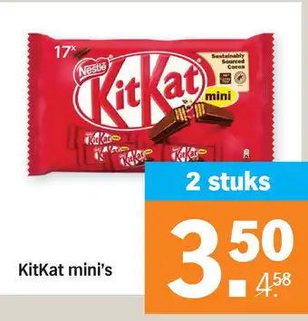 Albert Heijn KitKat mini's aanbieding