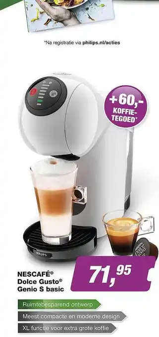 EP Nescafé® Dolce Gusto® Genio S Basic aanbieding