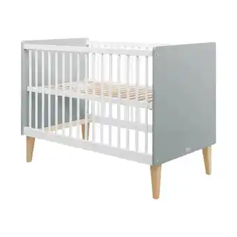 Babypark Bopita emma babybed wit / grijs 60 x 120 cm aanbieding