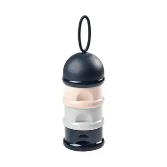 Babypark Beaba melkpoederdoosje dark blue / grey / pink aanbieding