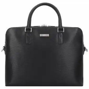 Bagage24 Hugo boss boss gallery aktetas leer 36 cm laptopcompartiment aanbieding