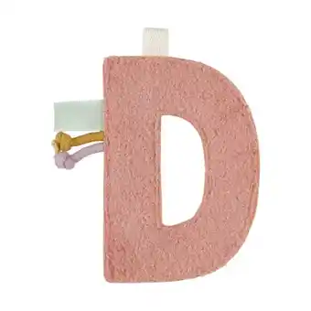 Babypark Little dutch slinger element - letter d - roze aanbieding