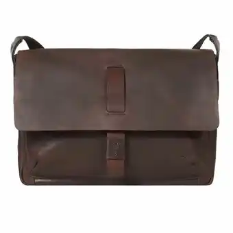 Bagage24 Joop! messenger leer 37 cm laptop compartiment aanbieding