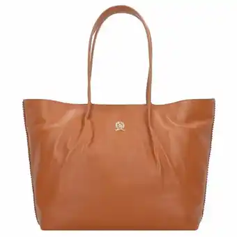 Bagage24 Tommy hilfiger crest leather shopper tas leer 45 cm aanbieding