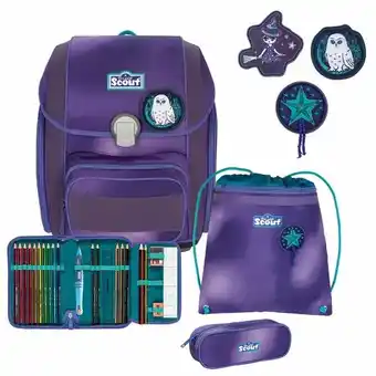 Bagage24 Scout genius school satchel set 4st superfles aanbieding