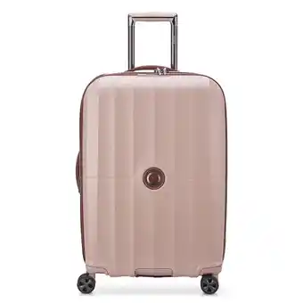 Bagageonline Delsey st tropez 4 double wheels trolley expandable 67 cm pink aanbieding