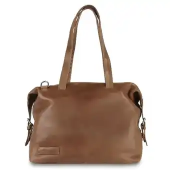 Bagageonline Plevier skye leren dames laptoptas 14 taupe aanbieding