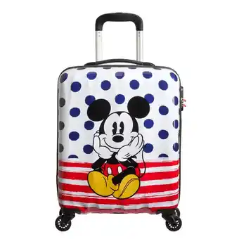 Bagageonline American tourister disney legends spinner 55 mickey blue dots aanbieding