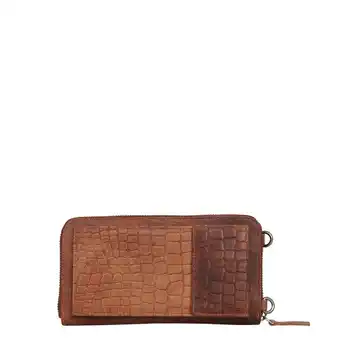 Bagageonline Dstrct flora fountain phone bag croco cognac aanbieding