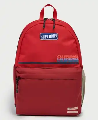 Bagageonline Superdry montana cali backpack apple red aanbieding