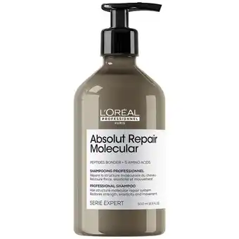 Bangerhead L'oréal paris l'oréal professionnel absolut repair molecular shampoo (500 ml) aanbieding