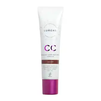 Bangerhead Lumene cc color correcting cream spf 20 deep aanbieding