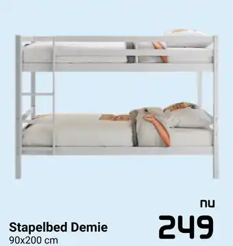 Beddenreus Stapelbed Demie 90x200 cm aanbieding