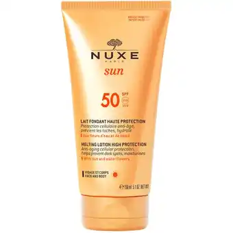 Bangerhead Nuxe sun melting lotion high protection spf 50 aanbieding