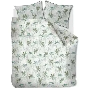 Beddengoed.com Riviera maison rivièra maison dekbedovertrek palm parade groen-lits-jumeaux (260 x 200/220 cm) aanbieding