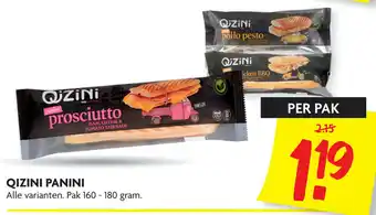 Dekamarkt Qizini panini 160-180g aanbieding