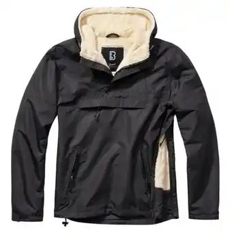 BDstore.com Brandit sherpa zwart windbreaker heren aanbieding