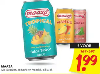 Dekamarkt Maaza 5*330ml aanbieding