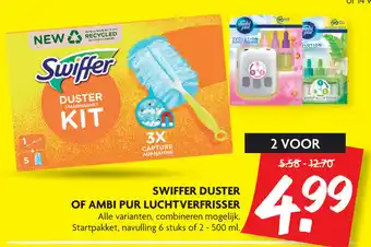 Dekamarkt Swiffer duster of Ambi Pur luchtverfrisser 2st aanbieding