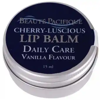 Bangerhead Beauté pacifique cherry-luscious lip balm daily care vanilla flavour (15 ml) aanbieding