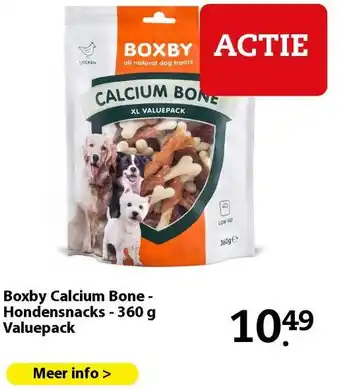 Pets Place Boxby Calcium Bone - Hondensnacks - 360 g Valuepack aanbieding