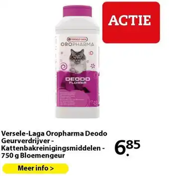 Pets Place Versele-Laga Oropharma Deodo Geurverdrijver - Kattenbakreinigingsmiddelen - 750 g Bloemengeur aanbieding