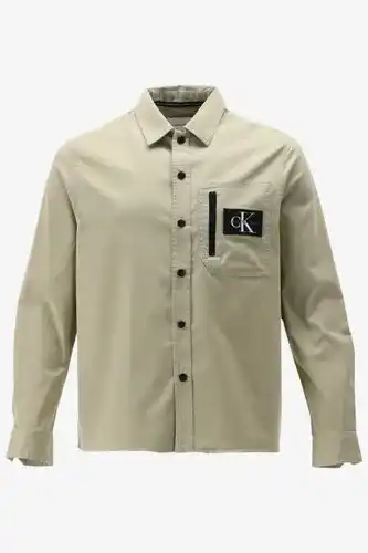 Bergmansoutlet Calvin klein casual shirt utility overshirt aanbieding