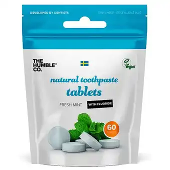 Big Green Smile The humble co humble tandpasta tabletten met fluoride 60 tabletten aanbieding