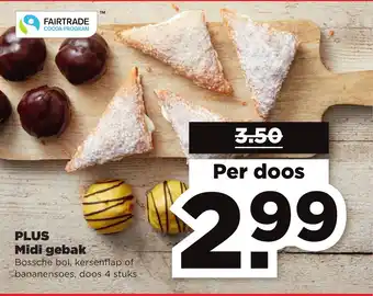 PLUS Midi gebak aanbieding