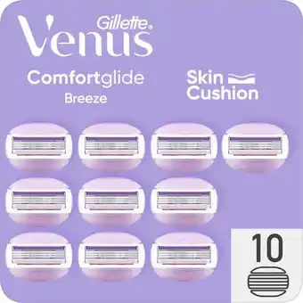 Bol.com Gillette venus comfortglide breeze - 10 scheermesjes aanbieding