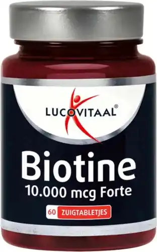Bol.com Lucovitaal biotine 10.000 mcg forte 60 zuigtabletten aanbieding