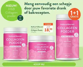 Holland & Barrett Collagen Poeder 150 gram aanbieding