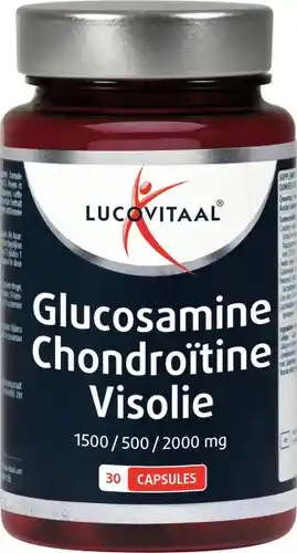 Bol.com Lucovitaal glucosamine /chon visolie - 30 capsules - voedingssupplement aanbieding