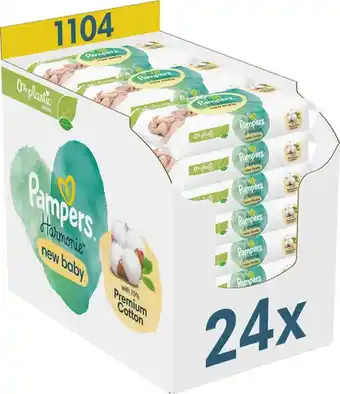 Bol.com Pampers harmonie new baby billendoekjes - 24 verpakkingen - 1104 babydoekjes aanbieding