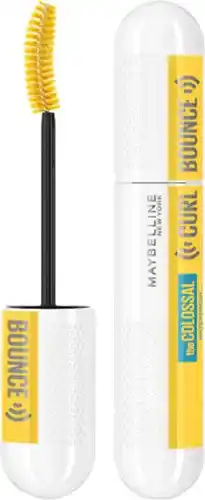 Bol.com Maybelline new york - colossal curl bounce mascara - very black - waterproof, mega volume mascara - 10 ml aanbieding