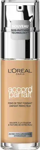 Bol.com L'oréal paris l’oréal paris accord parfait foundation - 5.r/c - natuurlijk dekkende foundation met hyaluronzuur en spf 16 - 3 aanbieding