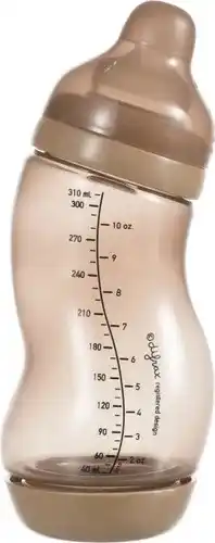 Bol.com Difrax babyfles 310 ml wide - s-fles - anti-colic - lichtbruin - 1 stuk aanbieding