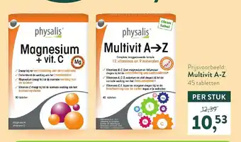 Holland & Barrett Multivit A-Z aanbieding