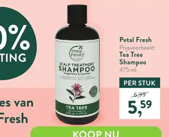 Holland & Barrett Petal Fresh Tea Tree Shampoo 475ml aanbieding