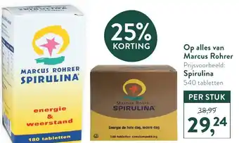 Holland & Barrett Marcus Rohrer Spirulina aanbieding