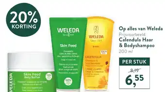 Holland & Barrett Weleda Calendula Haar & Bodyshampoo 200ml aanbieding