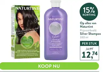 Holland & Barrett Naturtint Silver Shampoo 330ml aanbieding