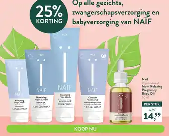 Holland & Barrett Naif Mom Relaxing Pregnancy Body Oil 90ml aanbieding